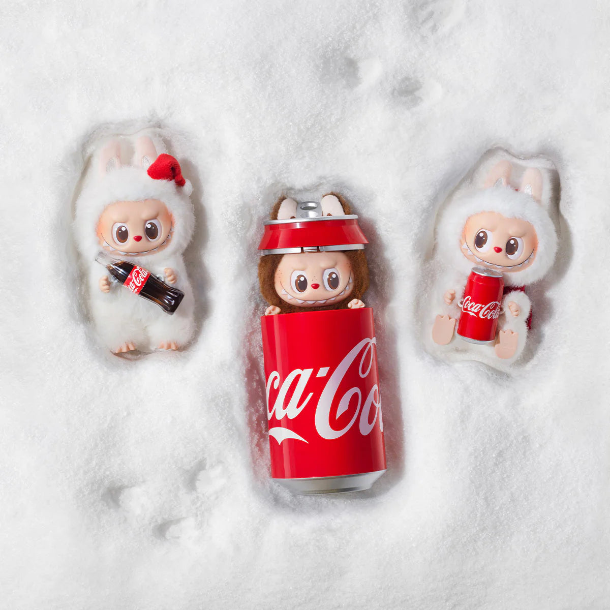 THE MONSTERS COCA-COLA Series Vinyl Face Plush Pendant Blind Box