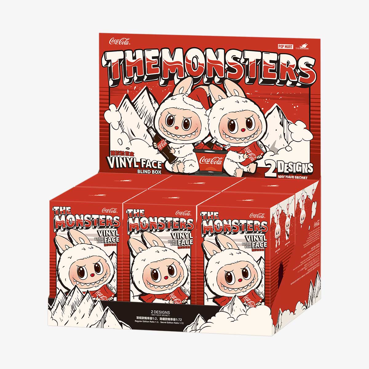 THE MONSTERS COCA-COLA Series Vinyl Face Plush Pendant Blind Box